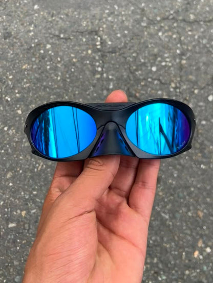 Plantaris lente azul montura negra