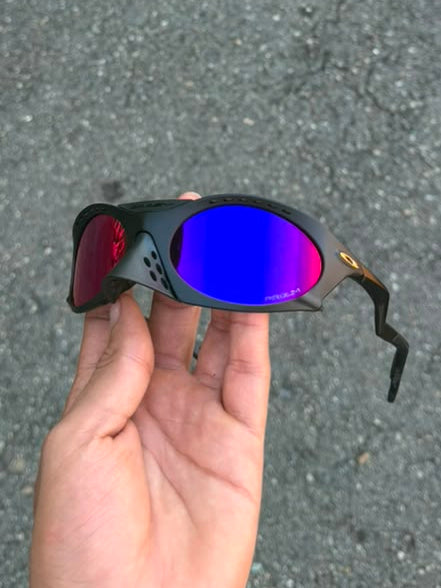 Plantaris lente morado y rojo