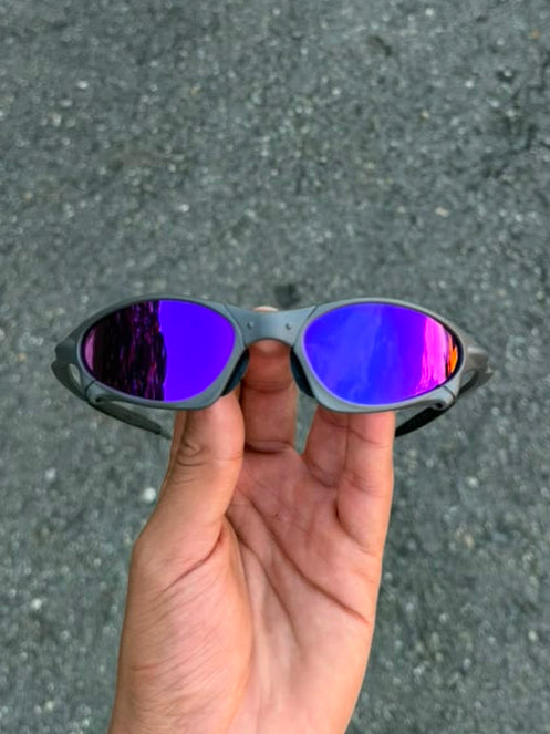 Penny lente morado con rosa