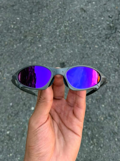 Penny lente morado con rosa