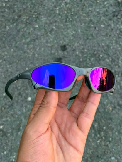 Penny lente morado con rosa