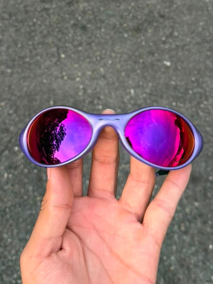 EYE JACKET Lente morado y rojo