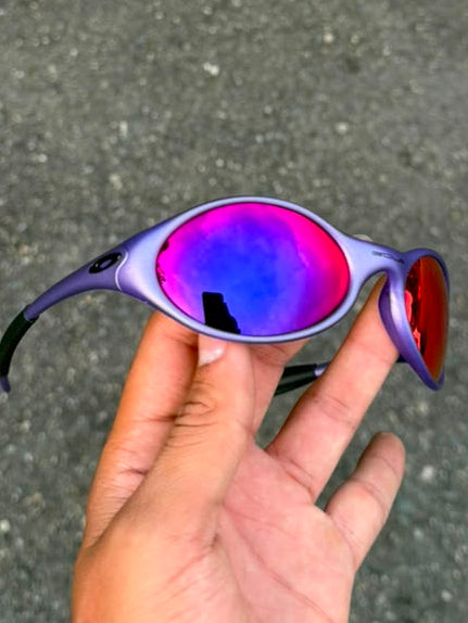 EYE JACKET Lente morado y rojo