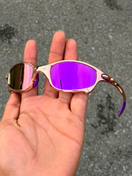 Juliet dorado lente morado
